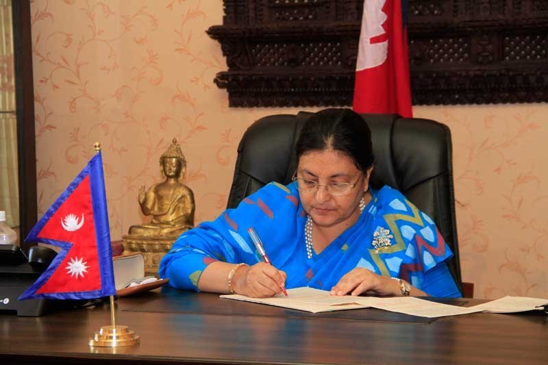 President Bhandari dissolves parliament, announces mid-term elections