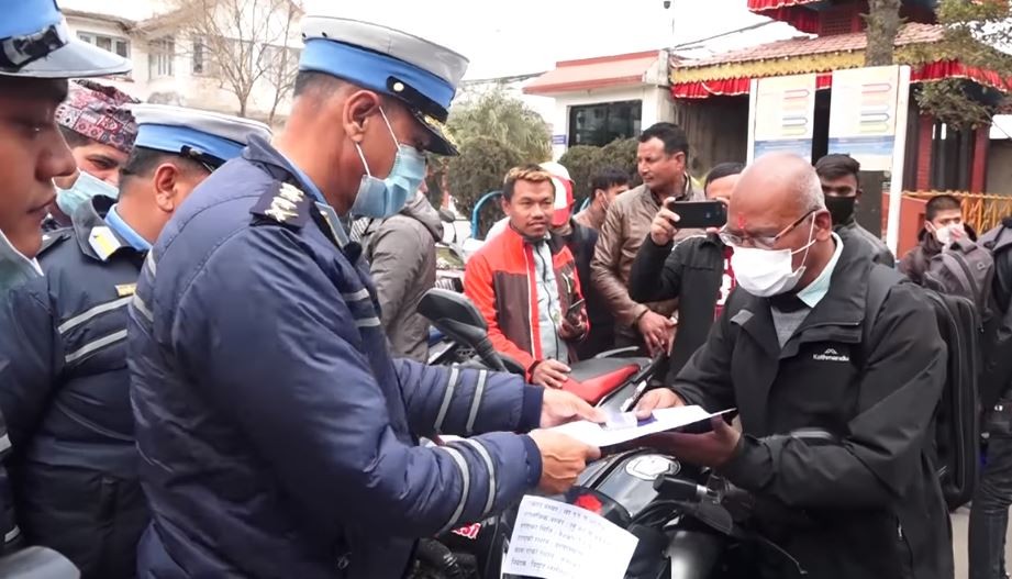 Police hand over lost motorcycles to owners