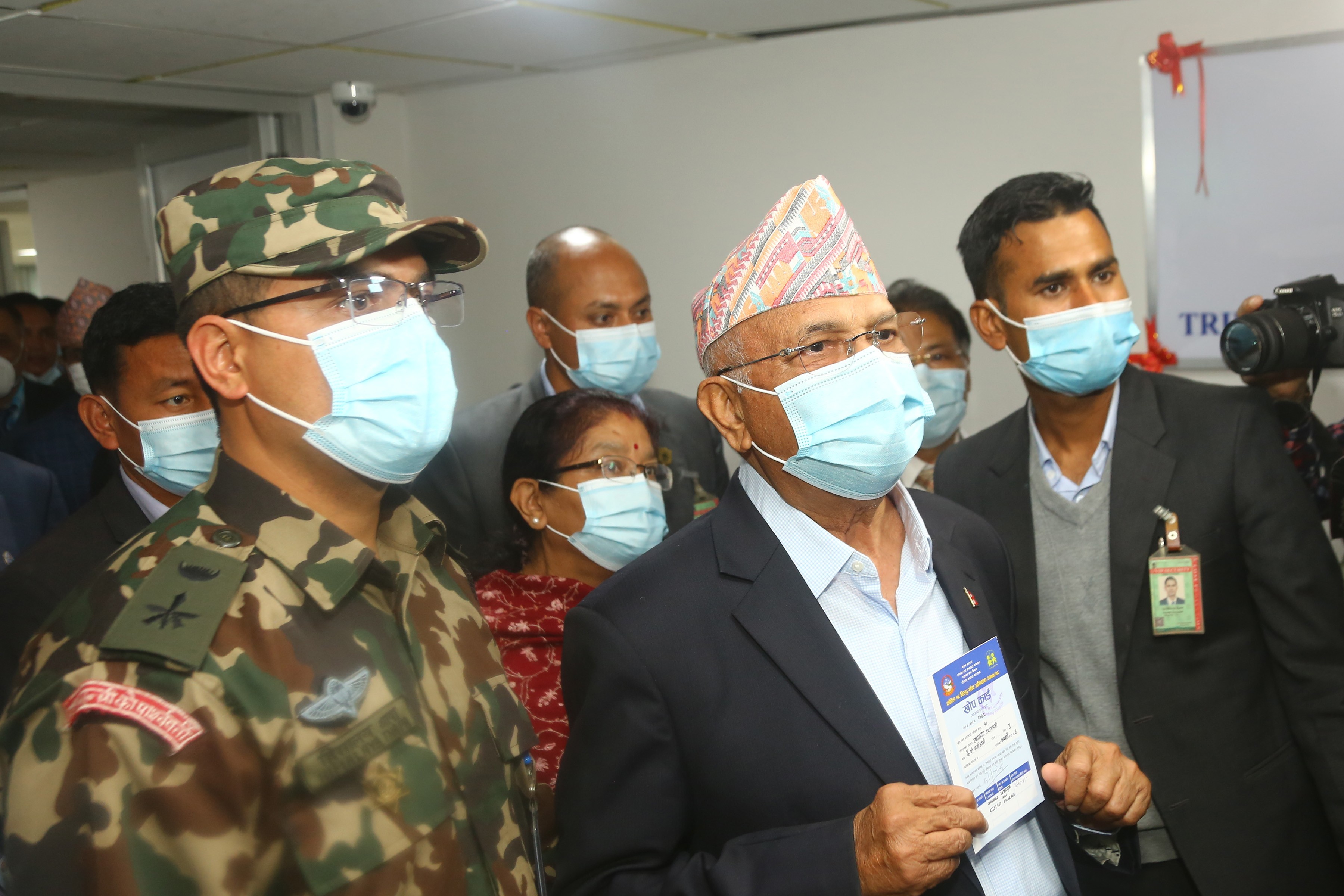 PM Oli vaccinated against Covid-19