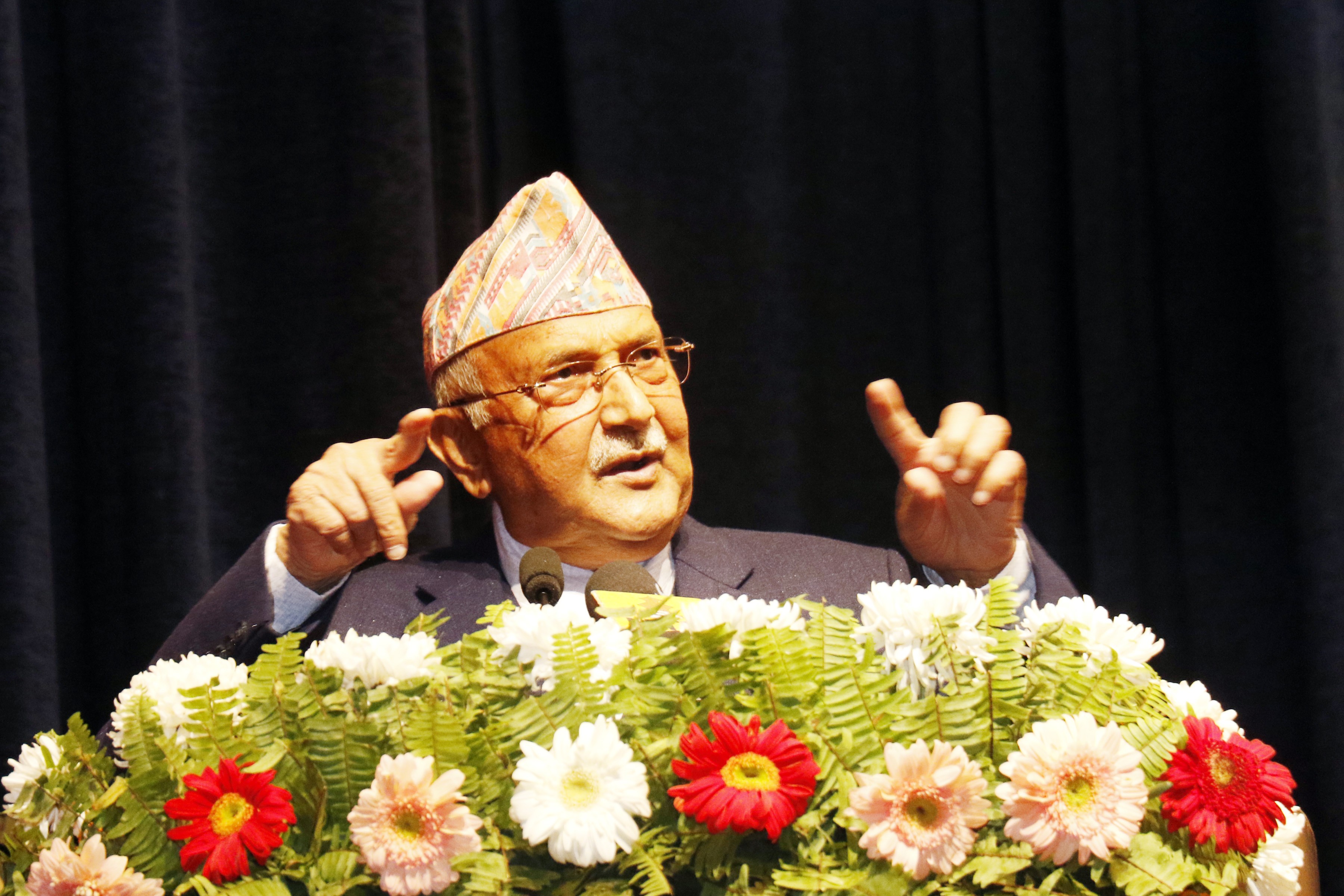 No violence of any type exists in country now: PM Oli