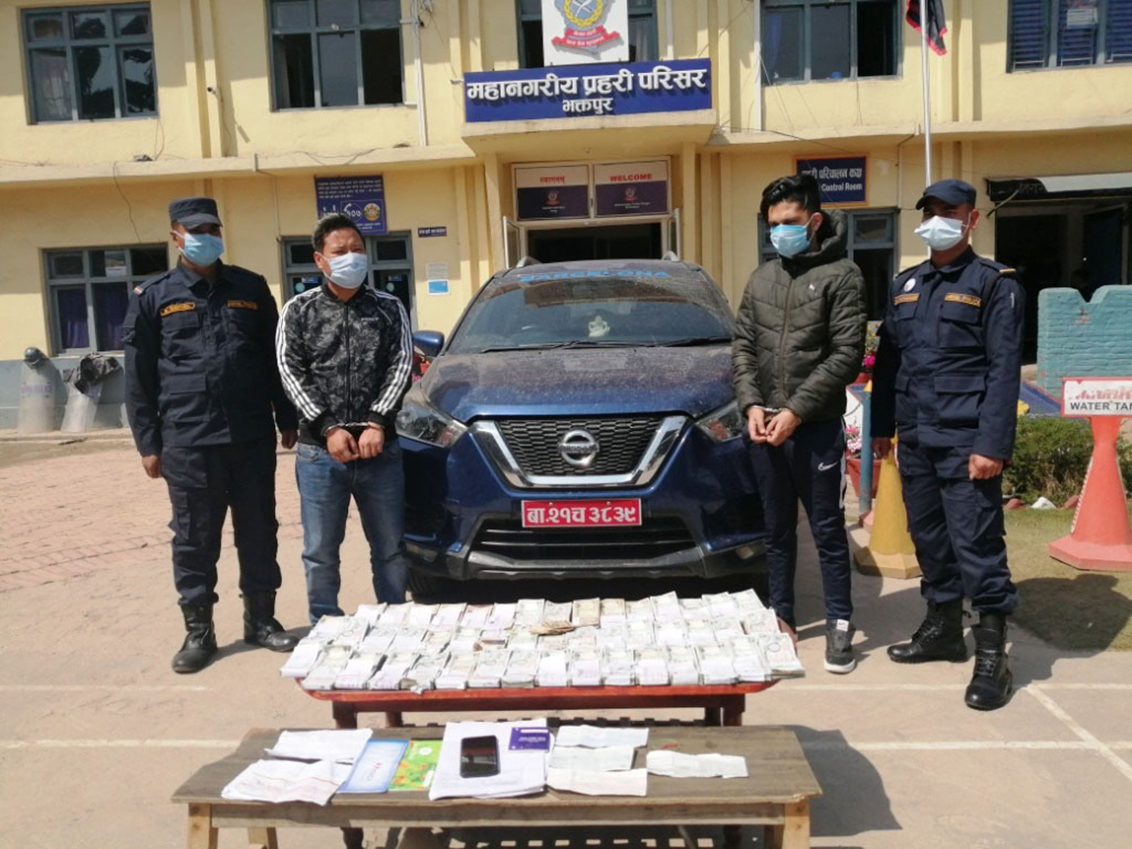 Two persons held with illegally-possessed Rs 4.23 million