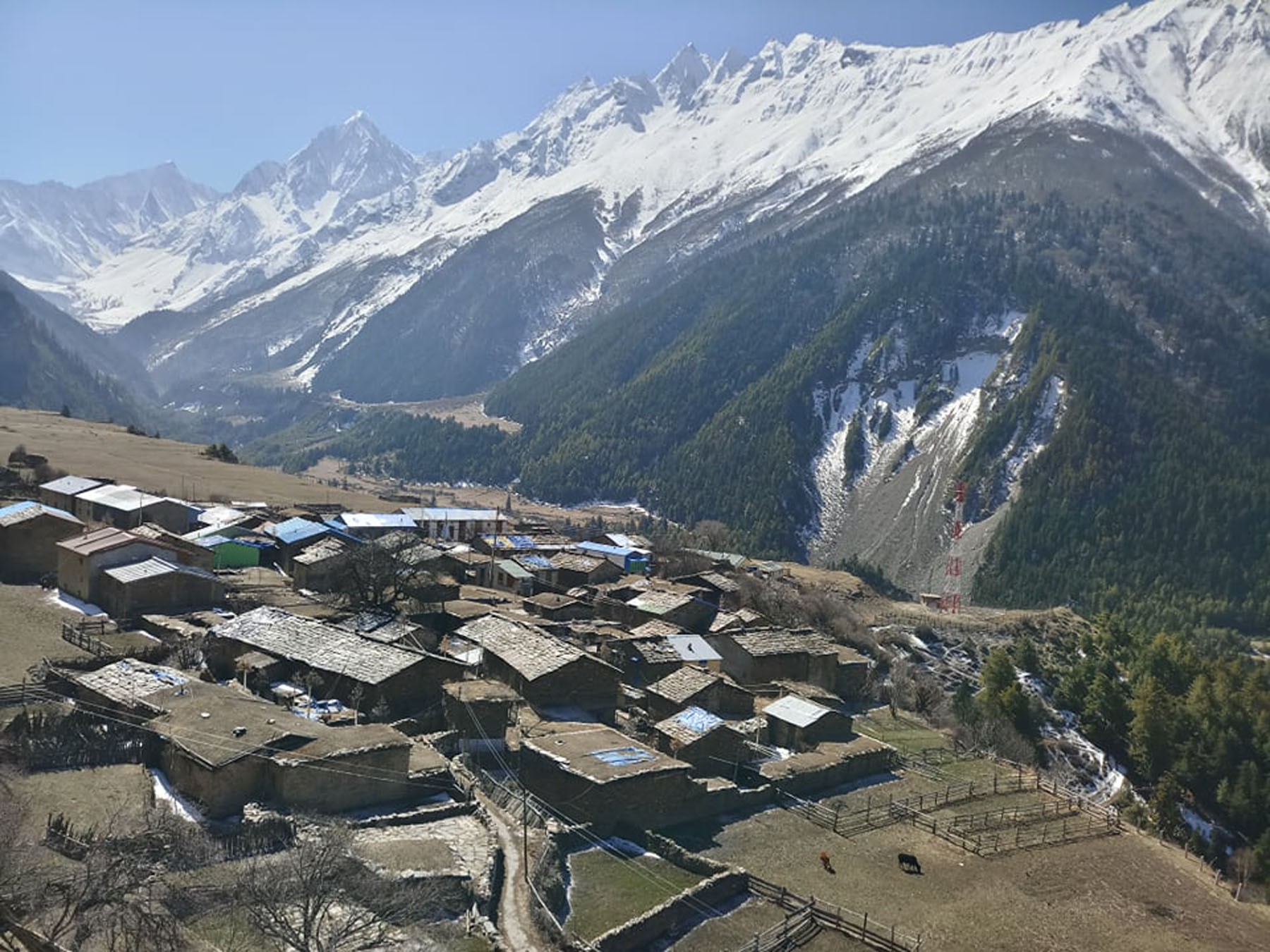 Deserted Chhangru Village
