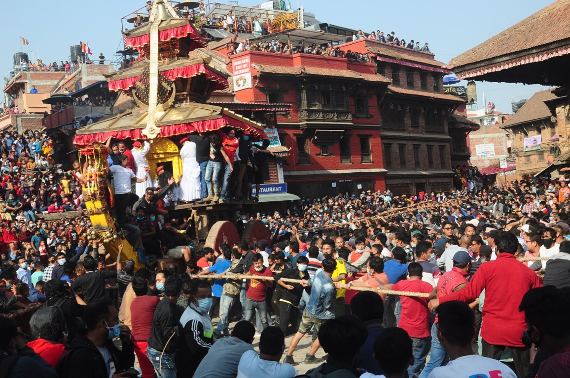 Bisca Jatra begins in Bhaktapur