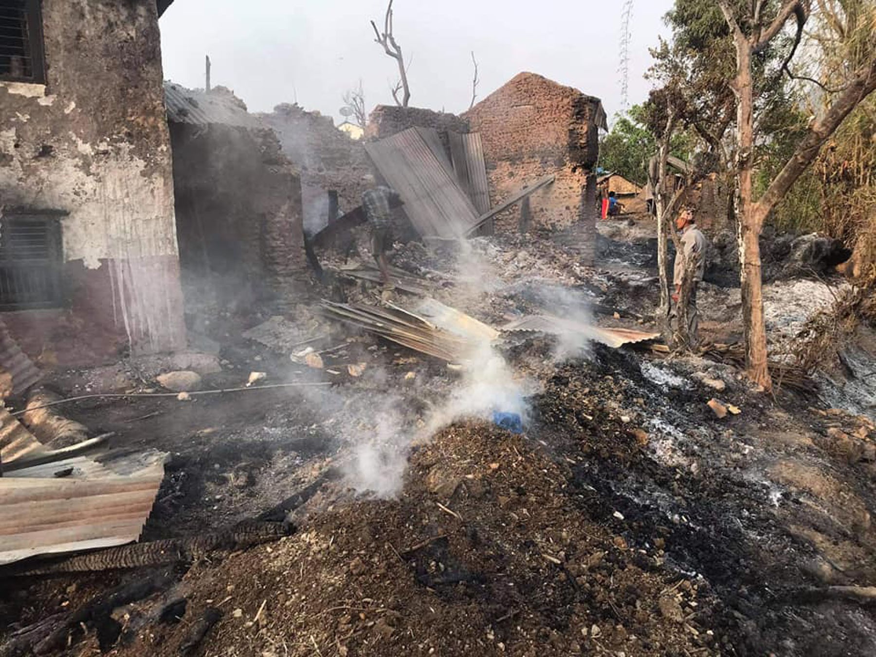 Fire destroys six houses in Kalikot