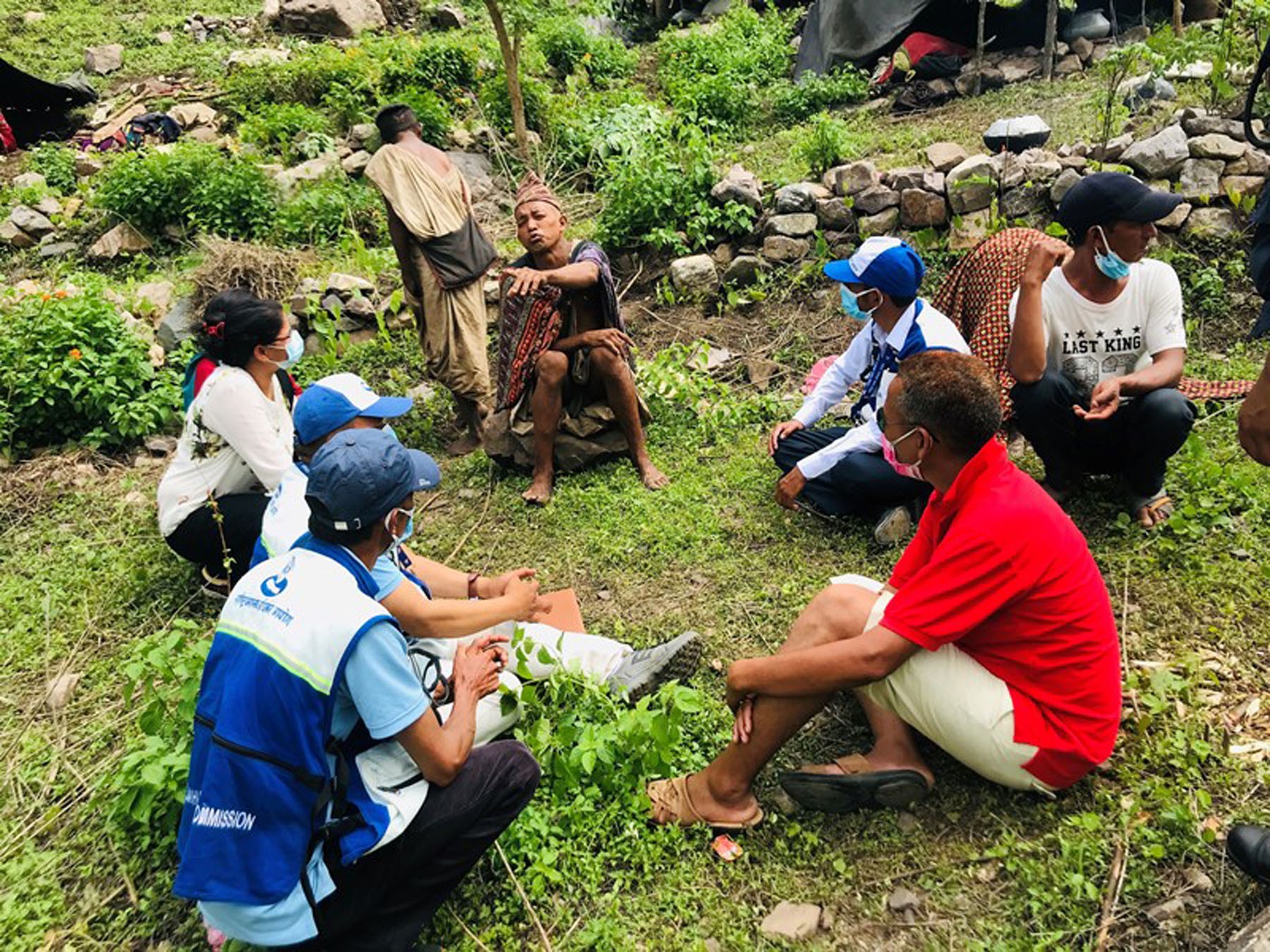 राउटे बस्तीमा पुग्यो मानव अधिकार आयोग, प्रहरीले राउटे बस्तीलाई सुरक्षा दिने