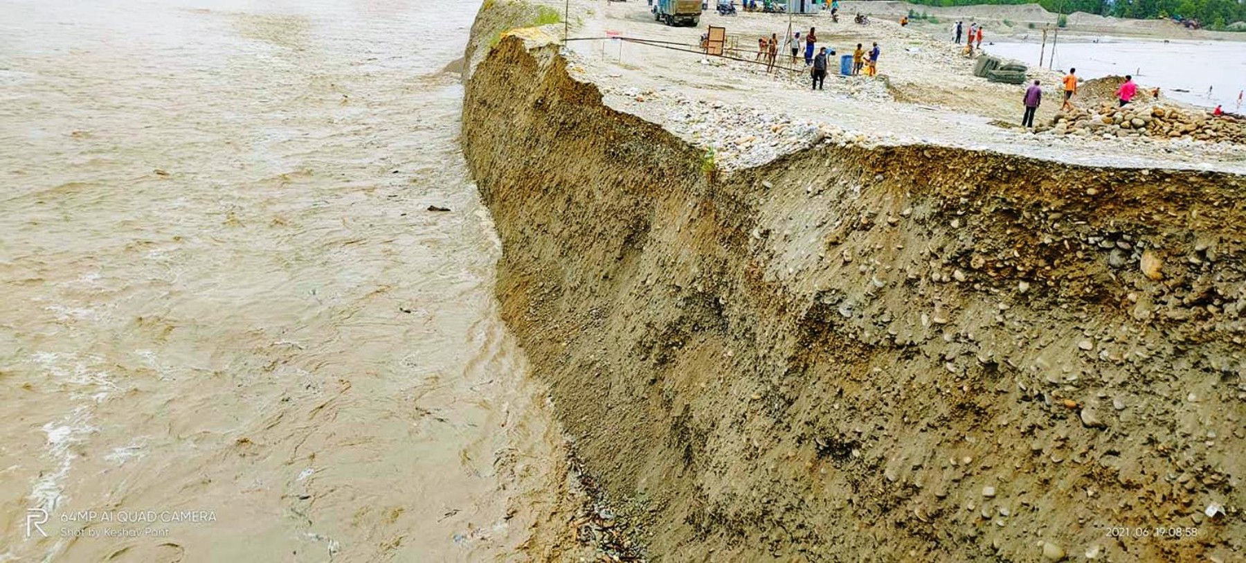 Three stranded in Mahakali River rescued