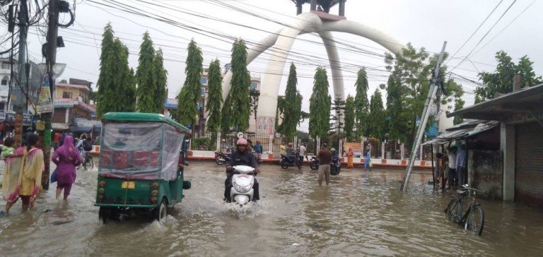 जनकपुरका अधिकांश स्थान ढुबानमा