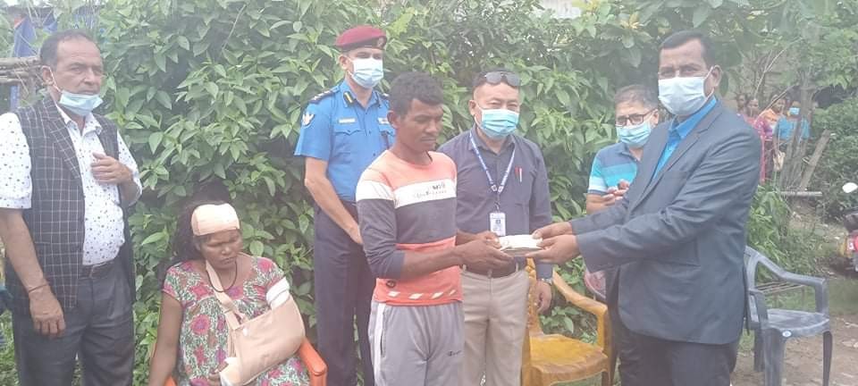 Relief provided to victim family