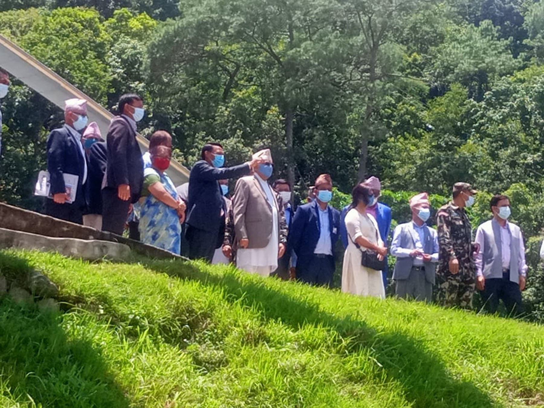 PM Oli in Helambu area