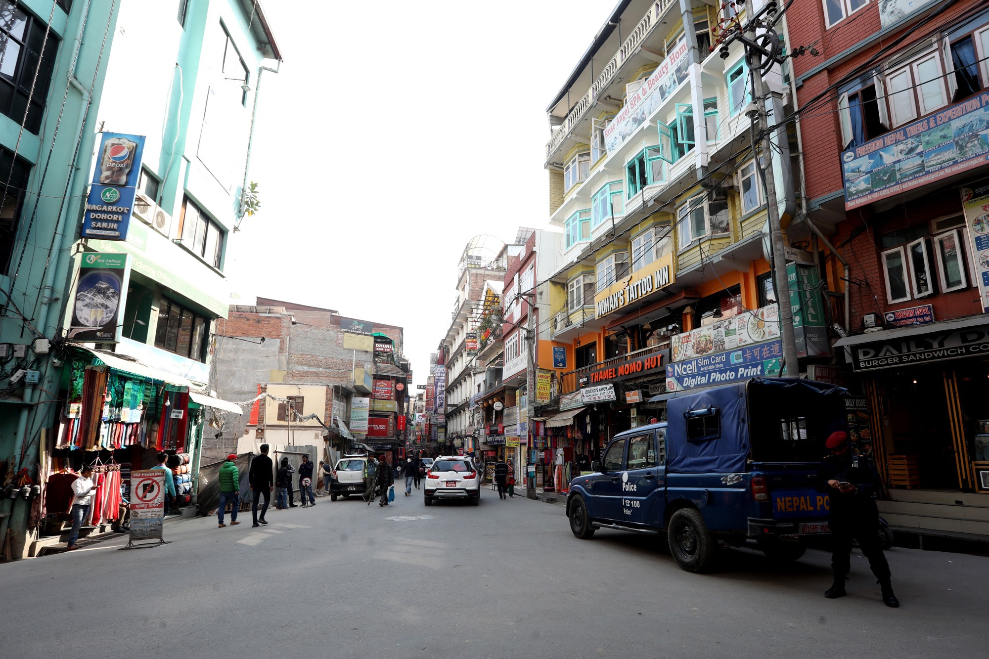 Tourism hub Thamel wears a deserted look with COVID fear