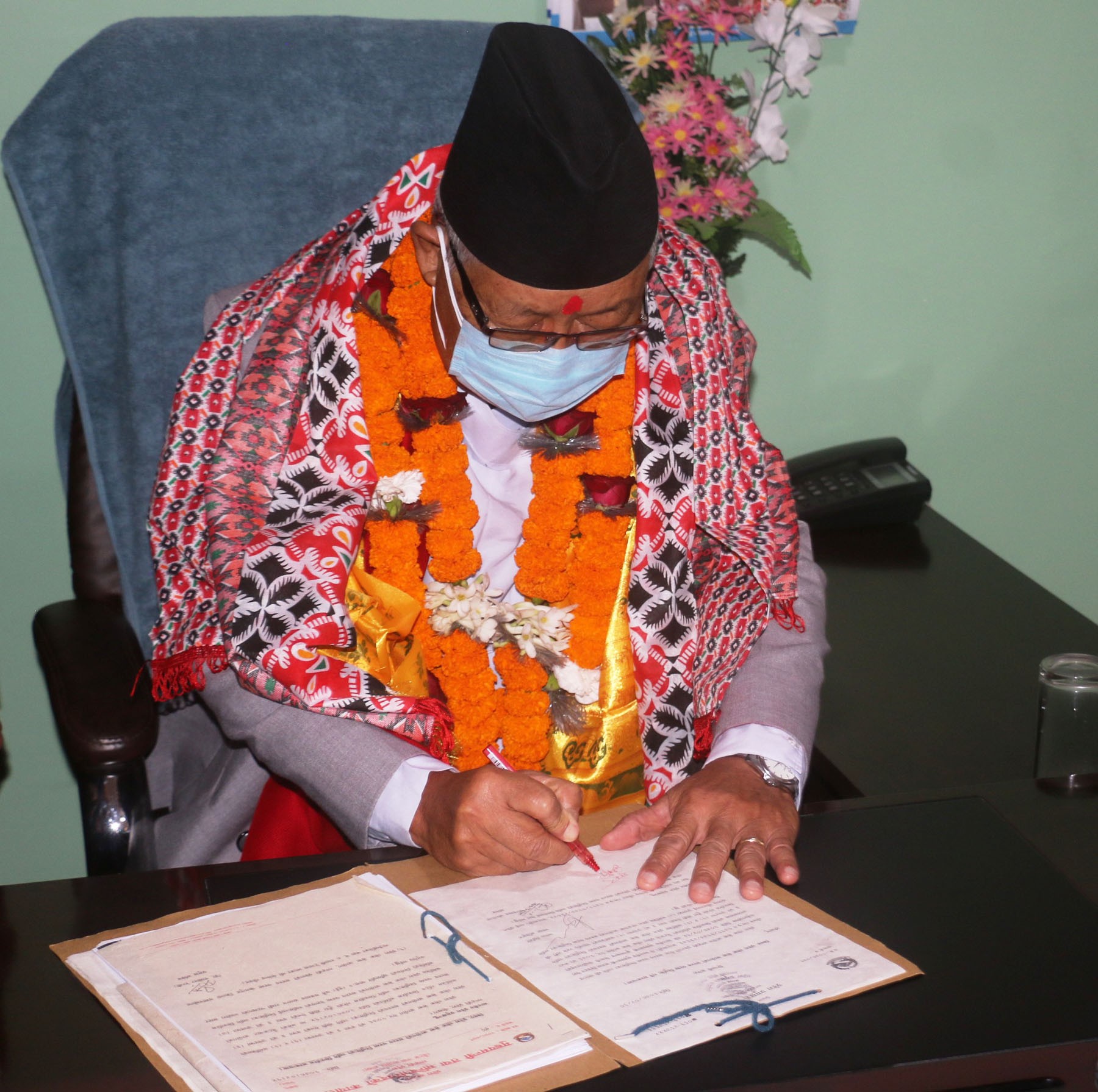 Gurung assumes office