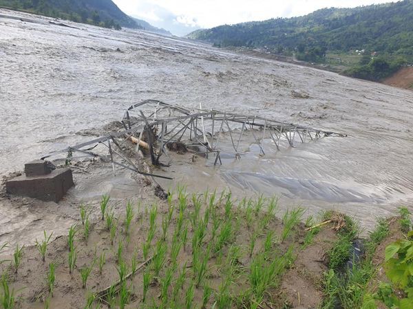 Govt effortful to resume power supply in flood-hit Melamchi