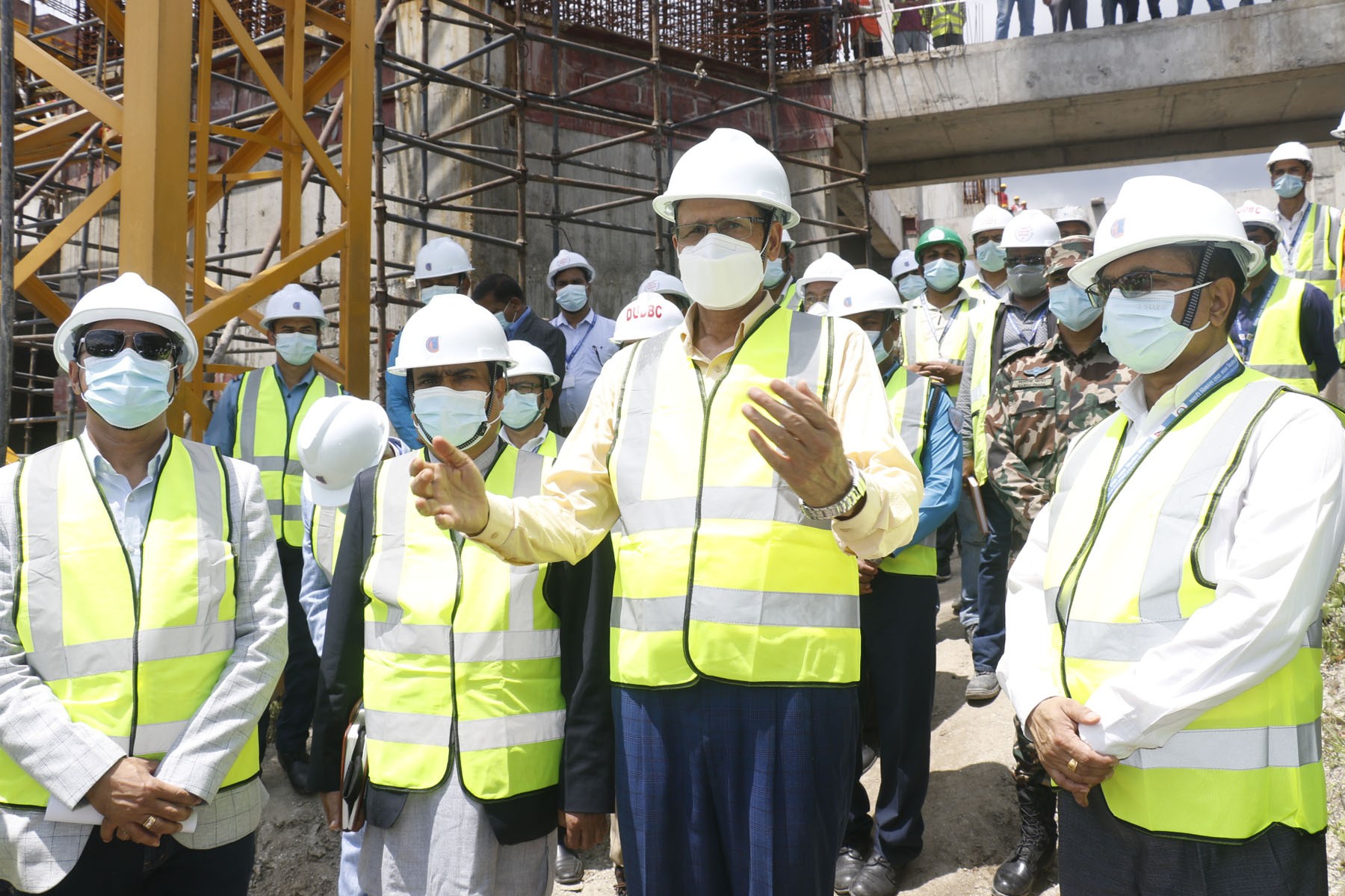 Speaker inspects under-construction Federal Parliament Building