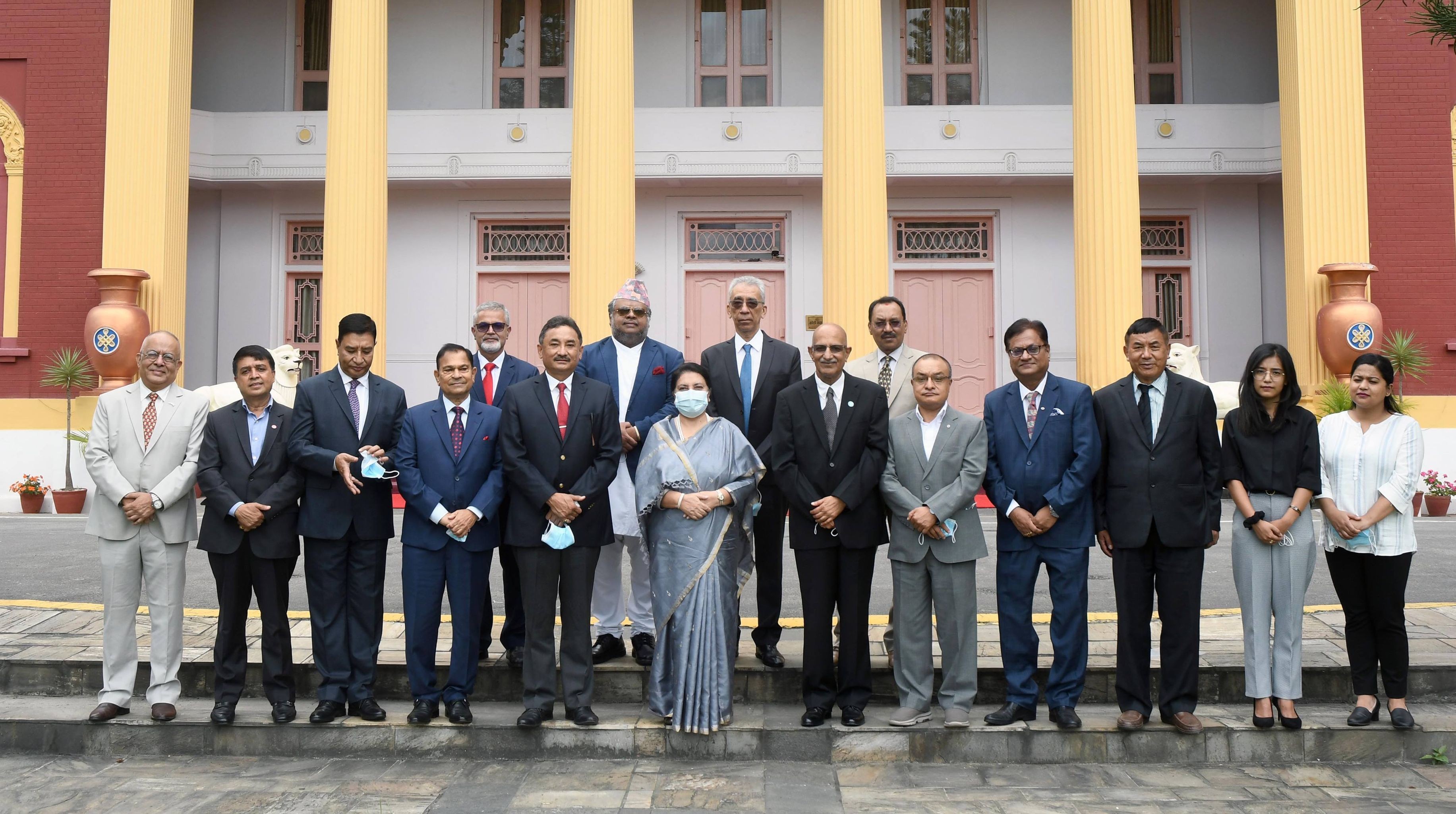 Honorary Consular Corps-Nepal team calls on President Bhandari