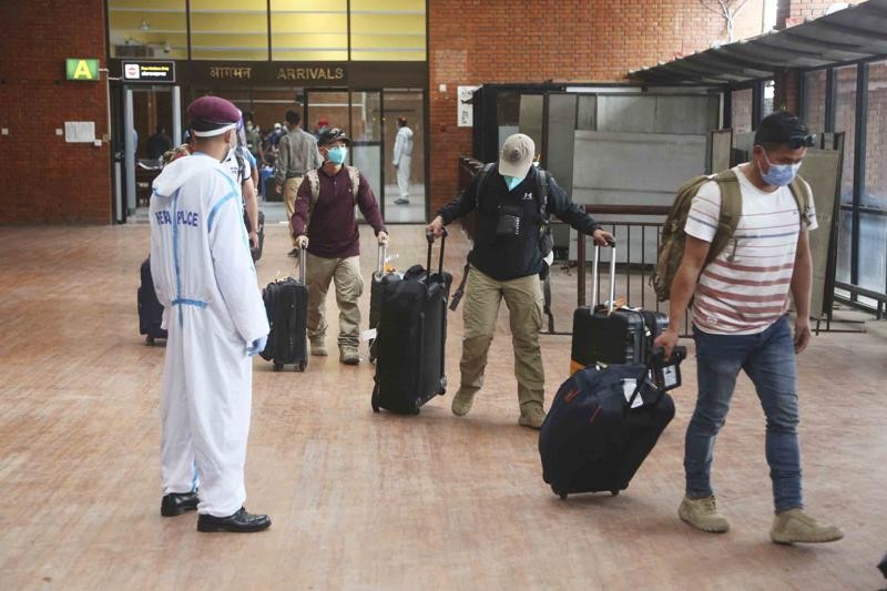 Eight more Nepalis rescued from Afghanistan arrive in Kathmandu