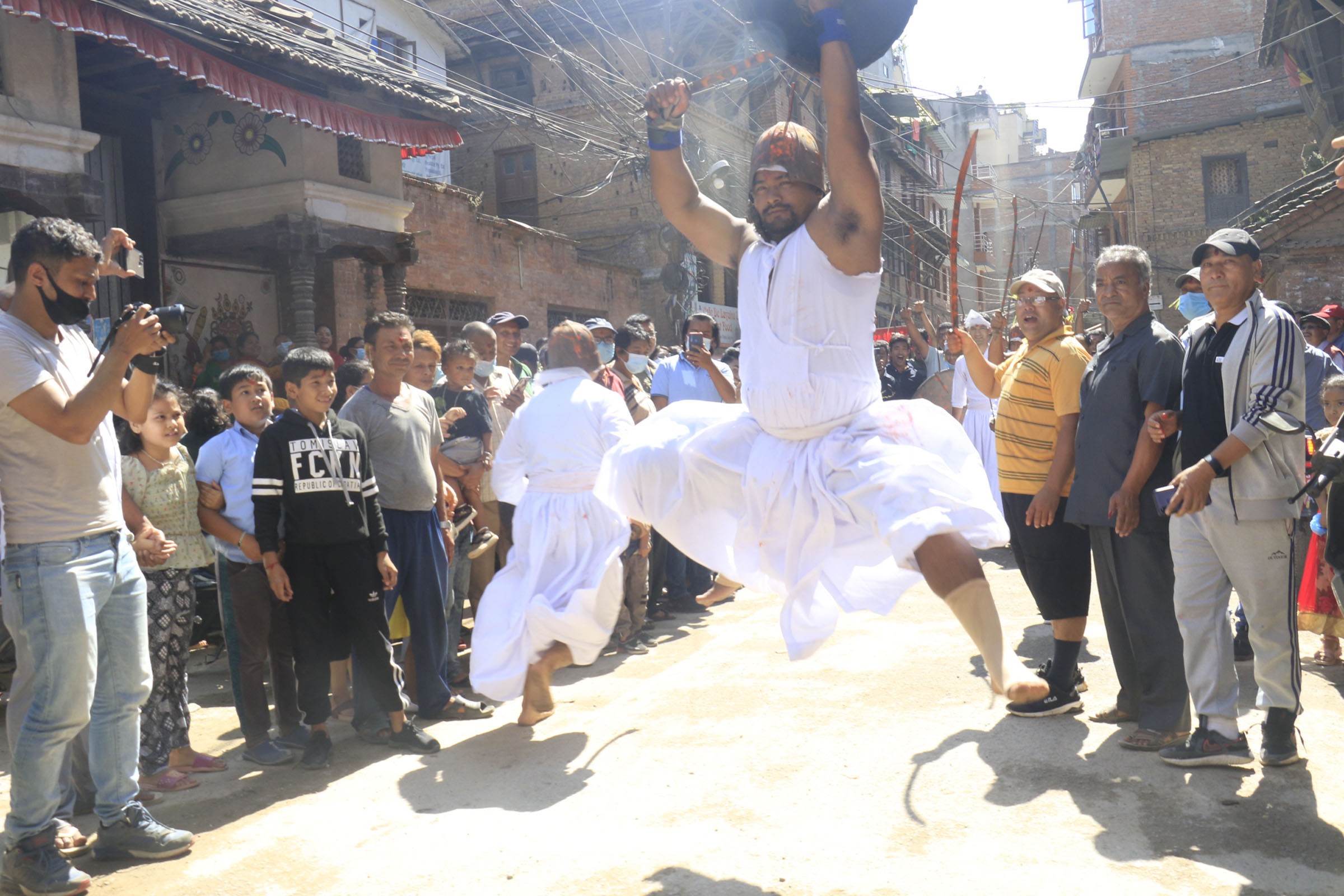 भूईफसी (कुभिण्डो)लाई काटमार हान्ने जात्रा (तस्बिरहरू)