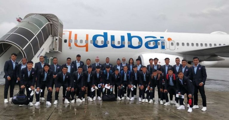  Nepal's U-23 team leaves for Tajikistan