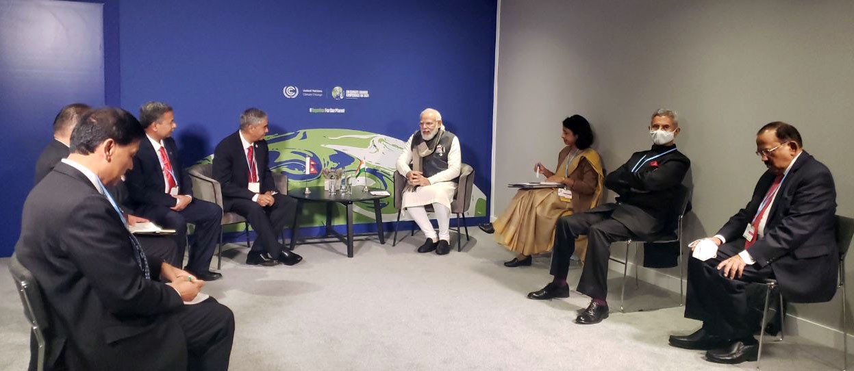 प्रधानमन्त्री देउवा र भारतीय समकक्षी मोदीबीच भेटवार्ता