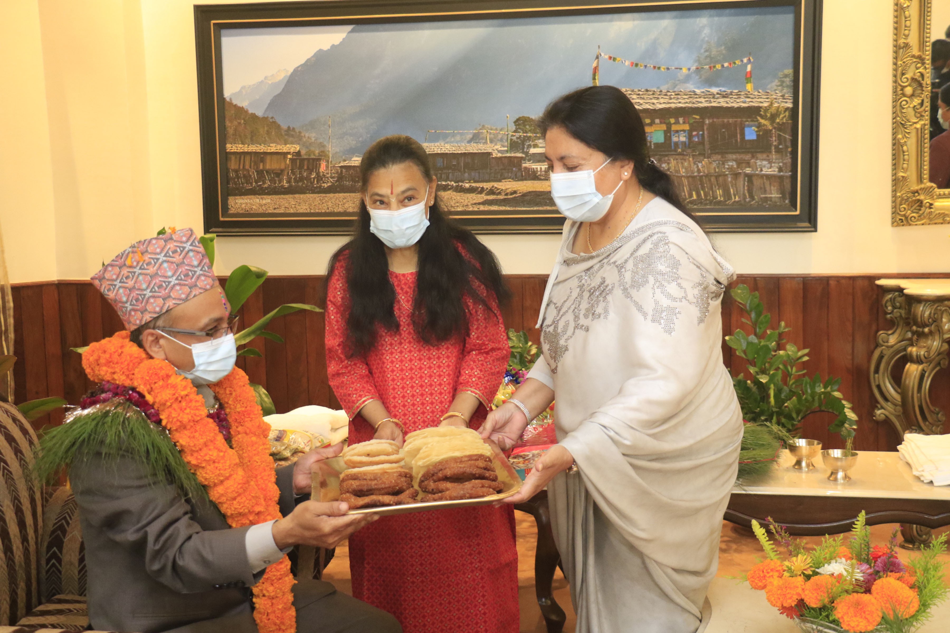 President Bhandari offers Bhaitika