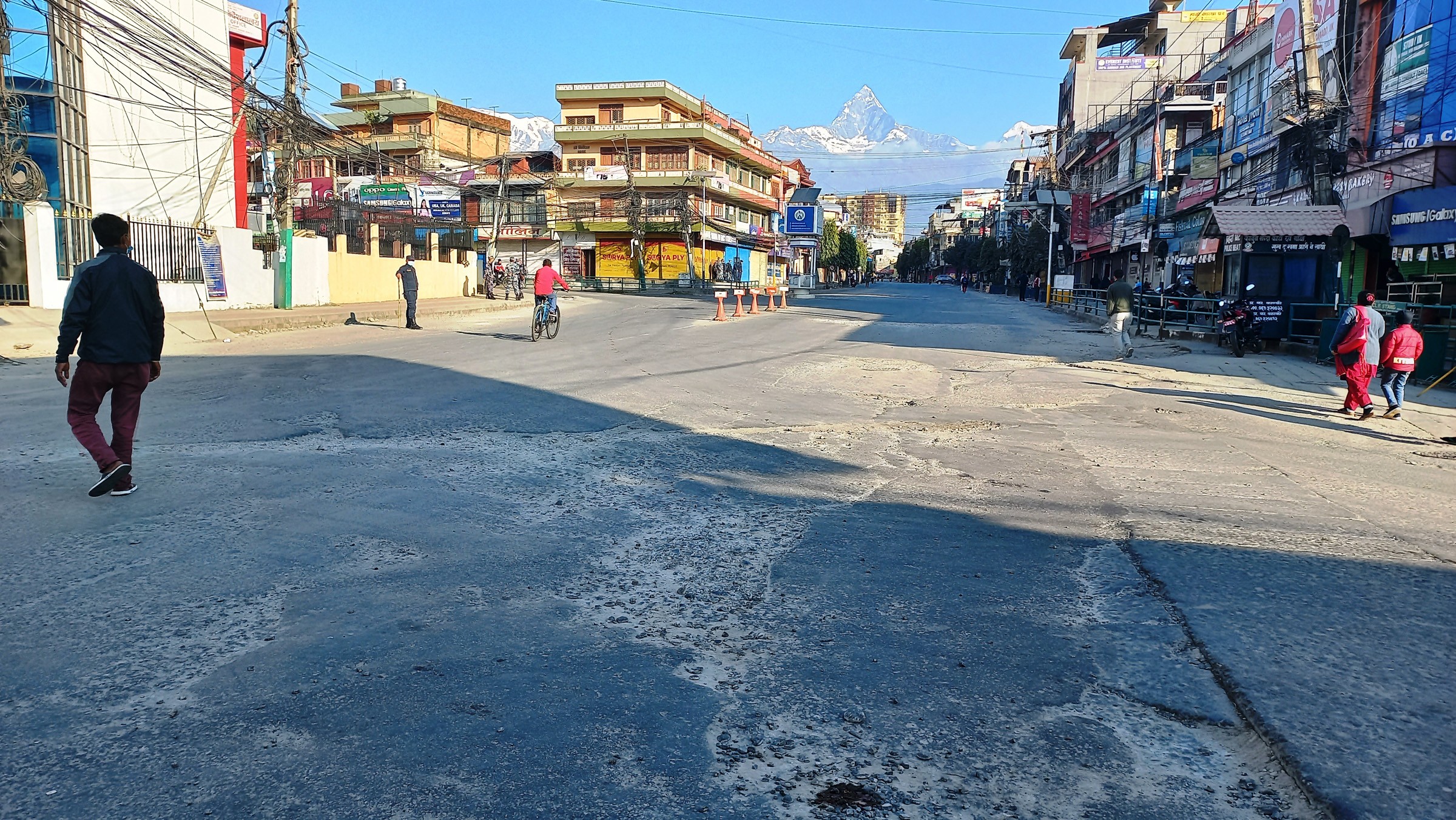 बन्दबाट जनजीवनमा सामान्य प्रभाव