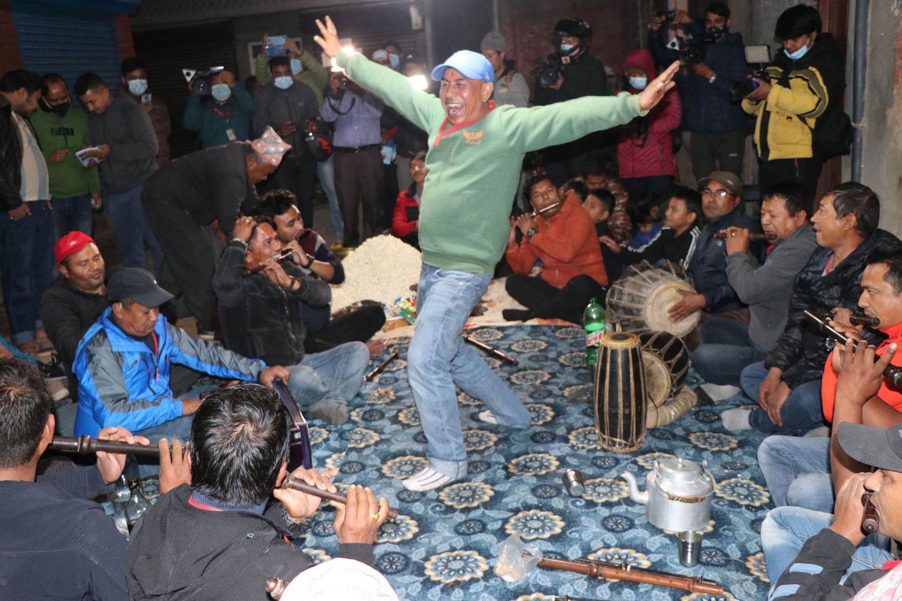 दाफा भजनले गुञ्जियो मध्यपुरथिमिः एकमहिने कात्तिक भजन सम्पन्न