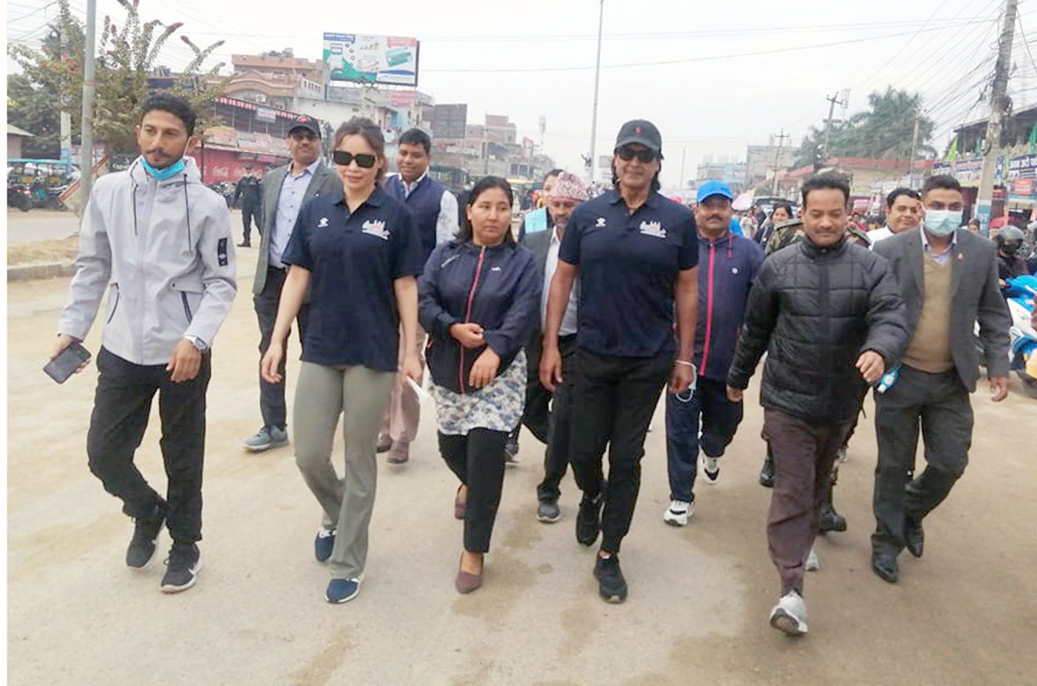 मन्त्री र महानायक नेपालगञ्ज म्याराथनमा