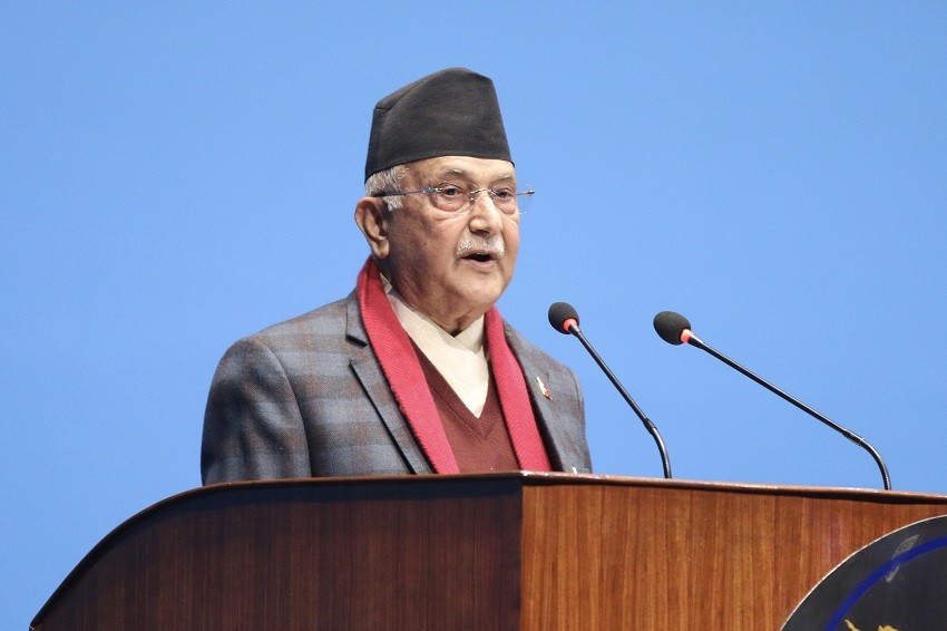 राष्ट्रिय आकाङ्क्षा पूरा गर्ने अभियानमा एकजुट हुन अध्यक्ष ओलीको आह्वान